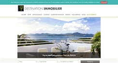 Desktop Screenshot of destination-immobilier.com